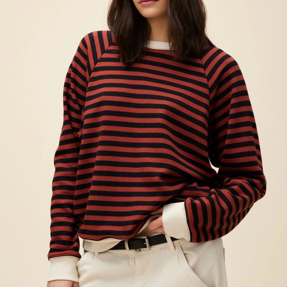 NWT DAYDREAMER | Stripe Vintage Sweatshirt | Small